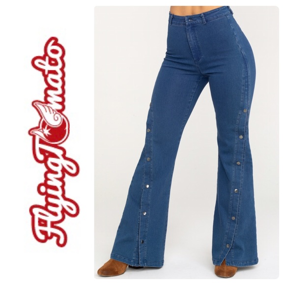 flying tomato bell bottom jeans